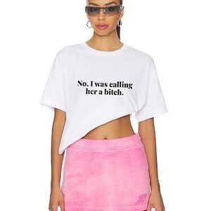 Cardi B White Tee In White